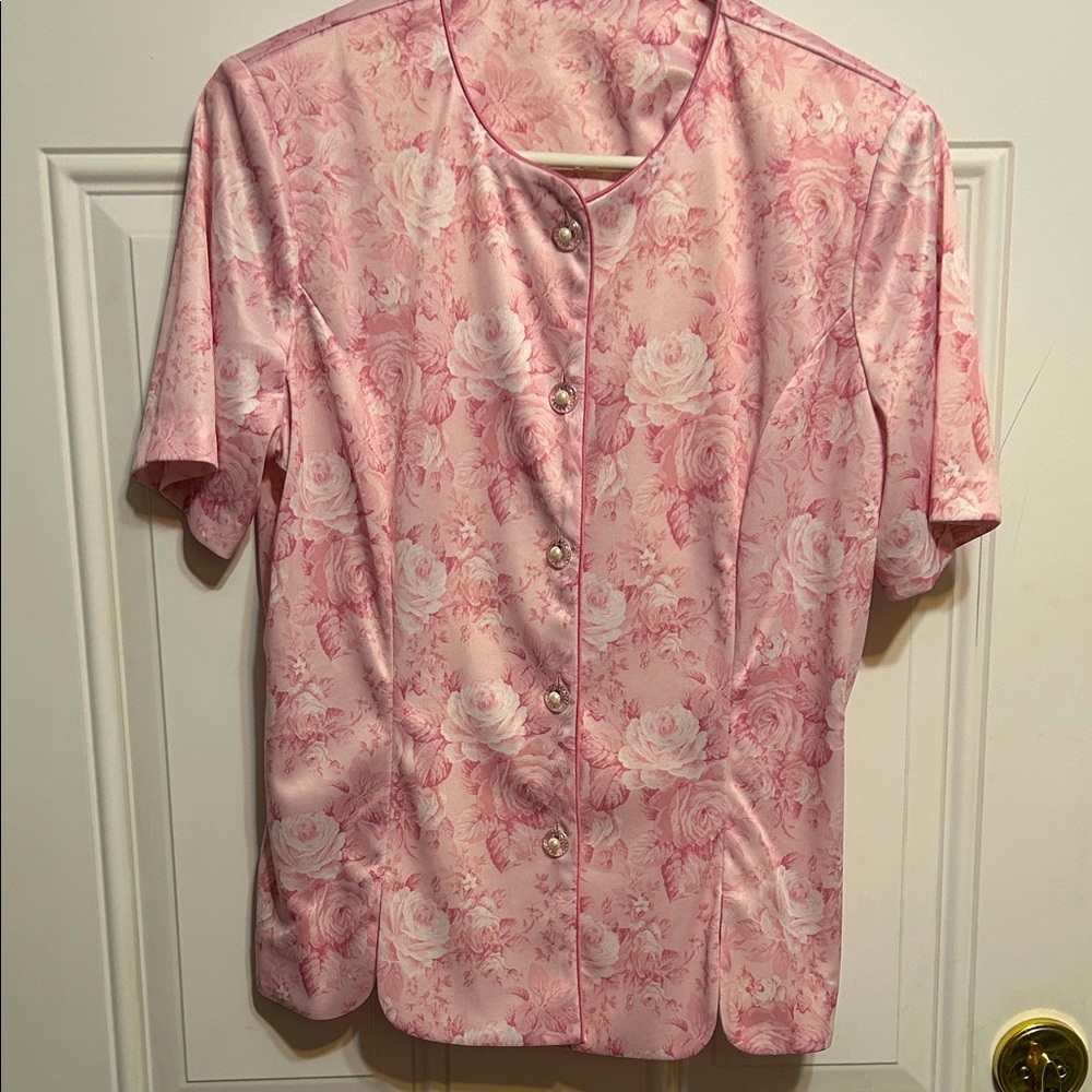 Blair Soft Pink Floral Top